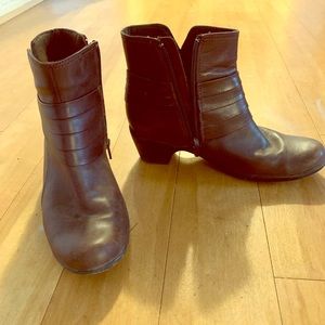 Brown Booties - Women’s Size 8